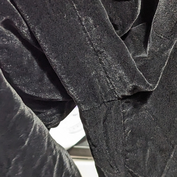 Portara NWT Silk Blend Velvet Wide Leg Pants Sz 6 - Picture 4 of 6